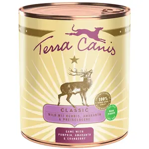 Terra Canis Klassisches Hirschfleisch-menü Mit Kürbis Amaranth Und Cra...