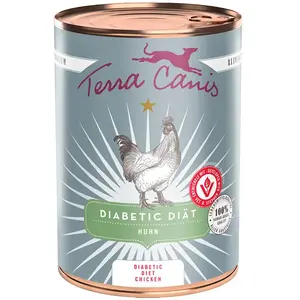 Terra Canis Alivet Nassfutter Für Diabetische Hunde Mit Huhn 400g