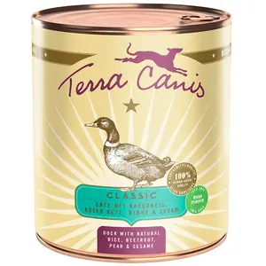 Terra Canis Klassisches Entenmenü Mit Braunem Reis Roter Bete Birne Un...