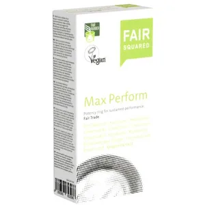 Fair Squared «Max perform» erektionsverstärkende Fair-Trade-Kondome mit Potenzring 10 ct günstig