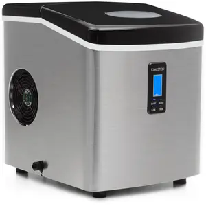Klarstein Eiswürfelmaschine Klein, 3,3 Liter Eiswürfelbereiter, Eiswür...