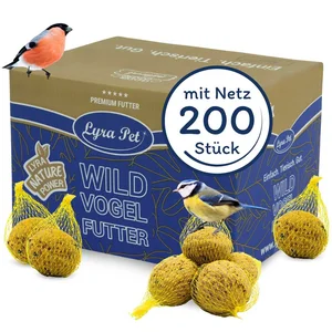 Lyra Pet 200 Stk. Lyra Pet® Meisenknödel mit Netz à 90 g = 18 kg Vogel... günstig