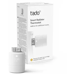 tado° Smart Radiator Thermostat, Weiß, ABS Synthetik, Polycarbonat, Dr...