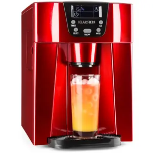 Klarstein Eiswürfelmaschine Klein, 2 L Eiswürfelbereiter & Wasserspend...
