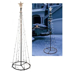 Spetebo LED Baum LED Weihnachtsbaum - 180 cm - Deko Leuchte, An / Aus,...