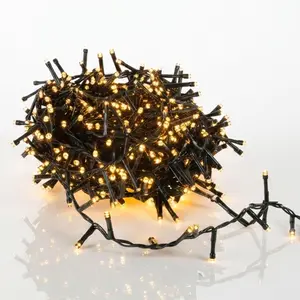 Spetebo LED Lichterkette extra warm weiß - 11 m / 560 LED - Weihnachts...