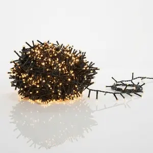 Spetebo LED Lichterkette extra warm weiß - 20 m / 1000 LED - Weihnacht...