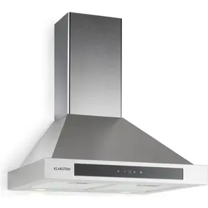 Zelda Dunstabzugshaube Edelstahl 60cm Wandanbau 620 m³/h Touch Timer