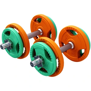 GORILLA SPORTS® Kurzhantelset 20kg - 2er Set, 30mm, Gusseisen, Gummi Gripper, Gewichte 4x1,25kg / 4x2,5kg, mit Sternverschluss, Griff gerändelt - Hantelset, Kurzhanteln günstig