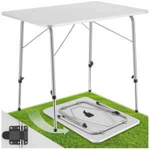 tectake Campingtisch Camping-Klapptisch, 80 x 60 x 68 cm, stufenlos hö... günstig