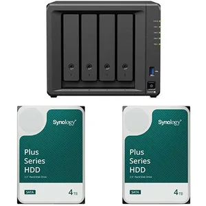 Synology DS425+ DiskStation + 8 TB 2x Synology Plus 3.5" SATA 6Gb/s Fe...