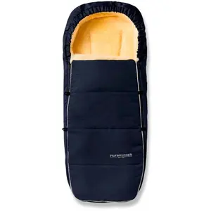 Hofbrucker Kinderwagen Lammfell-Fußsack Alaska blau