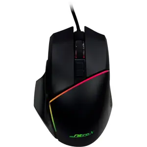 Inter-Tech GT-100 RGB, rechts, Optisch, USB Typ-A, 6400 DPI, Schwarz