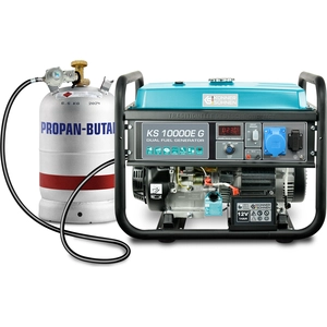 Könner & Söhnen KS 10000E G Hybrid Stromerzeuger 8000 Watt, DUAL FUEL ... günstig