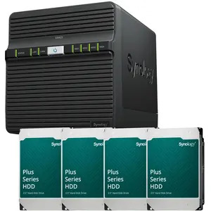 Synology DiskStation DS423 4 Einschübe NAS-Server Leergehäuse + 4x Syn...