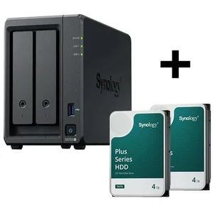 Synology Disk Station DS725+ NAS-Server + Synology Plus 3.5" SATA 6Gb/...