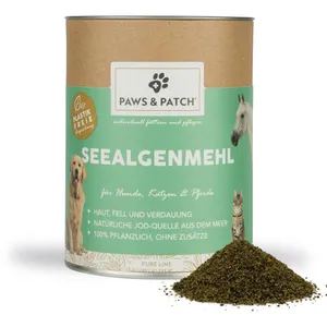 PAWS&PATCH SEEALGENMEHL für Hunde, Katzen und Pferde 250 g