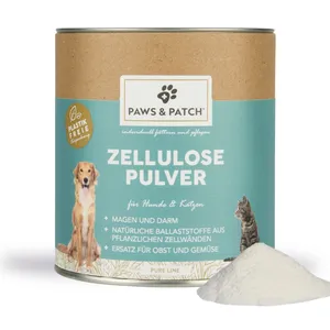 PAWS&PATCH ZELLULOSE Pulver für Hunde und Katzen 150 g