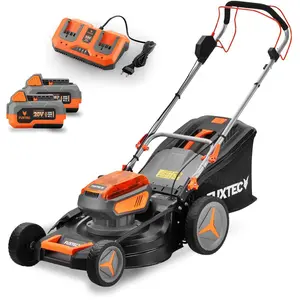 FUXTEC 40V Akku Rasenmäher FX-E2RM46SET - 46cm Schnittbreite | 30,6Kg ...