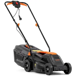 FUXTEC FX-RME33, Schieberasenmäher, 33 cm, 2 cm, 6 cm, 30 l, Metall, K...