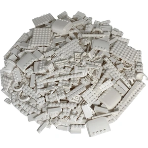 LEGO gemischte weiße Steine, 1000 Teile günstig