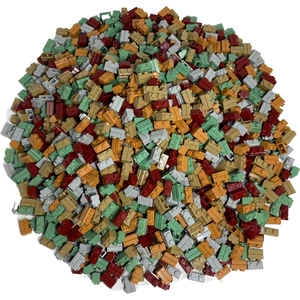 LEGO® 1x2 Mauersteine Bausteine Bunt Gemischt - 98283 NEU! Menge 500x günstig