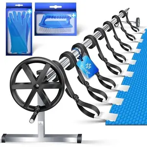 KESSER® Pool Aufroller Premium Aufrollsystem 3-5,70m mit Rädern, witte... günstig