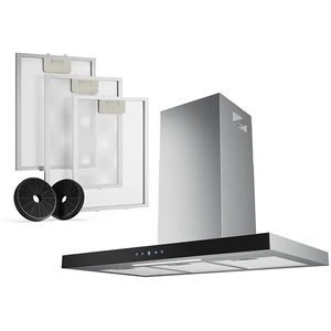 Heinrich's Dunstabzugshaube Wandmontage 90 cm HDU 7632 IX - Touch-Steu...
