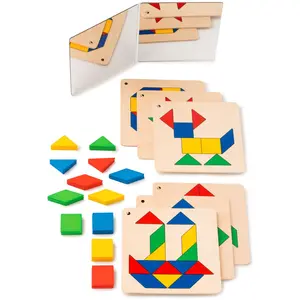 Eduplay Bauspiel - Lernspielzeug mit geometrischen Formen für Kinder