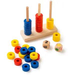 Eduplay Stapelspielzeug - bunte Ringe stapeln und lernen