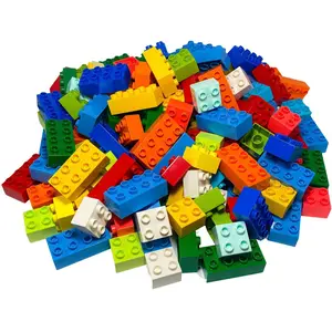 LEGO® DUPLO® 2x2, 2x4 Steine Bausteine Bunt Gemischt - 3437 3011 NEU! ...