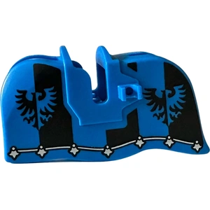 LEGO® Pferdedecke Falkenritter Mittelalter Blau - 13744pb04 NEU! Menge...