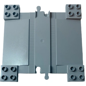 LEGO® DUPLO® Eisenbahn Bahnübergang Schiene Hellgrau NEU! Menge 5x