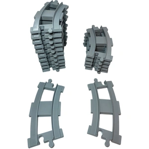 LEGO® DUPLO® Eisenbahn Schienen Kurve Hellgrau NEU! Menge 10x