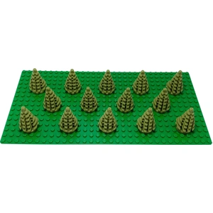 LEGO® Kleiner Baum Tanne Kiefer Fichte Olivgrün - 2435 NEU! Menge 25x