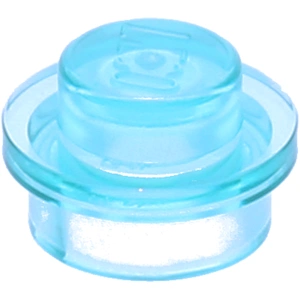 LEGO: transparent-hellblaue Platte 1x1, 250 Stück