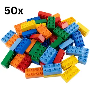 LEGO® DUPLO® 2x4 Steine Bausteine Bunt Gemischt - 3011 NEU! Menge 50x Jede Mischung individuell zusammengestellt günstig