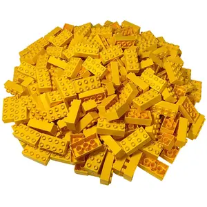 LEGO Duplo Bausteine 2x4 Noppen, Gelb, 40er Set