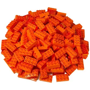 LEGO® DUPLO® 2x4 Steine Bausteine Grundbausteine Orange - 3011 NEU! Me...