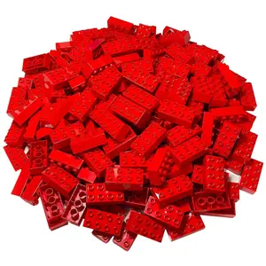 LEGO® DUPLO® 2x4 Steine Bausteine Grundbausteine Rot - 3011 NEU! Menge...