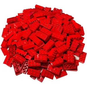 LEGO® DUPLO® 2x4 Steine Bausteine Grundbausteine Rot - 3011 NEU! Menge...