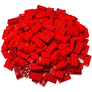 lego duplo brick 2x4 red