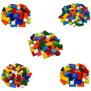 LEGO Duplo Bausteine 100er Set, 30x 2x4 und 70x 2x2 Steine, bunt gemis...