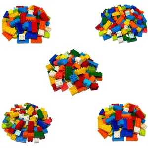 LEGO® DUPLO® 12 2x4 Steine und 38 2x2 Steine Gemischt Bunt - 3437 3011...