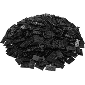 LEGO® 2X4 Platten Bauplatten Schwarz - 3020 NEU! Menge 25x