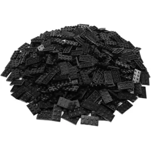 LEGO® 2X4 Platten Bauplatten Schwarz - 3020 NEU! Menge 50x