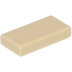 LEGO 50 Stück Fliesen 1x2, Beige günstig