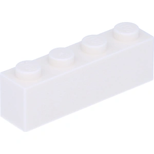 LEGO 250 Steine 1x4, Weiß