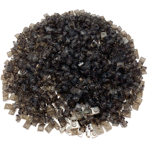 LEGO® 1x1 Platten Bauplatten Transparent Schwarz - 3024 NEU! Menge 50x