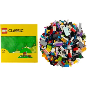 LEGO® City Mega-Bauspaß 1000 bunte Bausteine, Sondersteine + 1 grüne P...